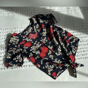 Madewell - Cute Floral Short-sleeve Top - Size XSP 🌼